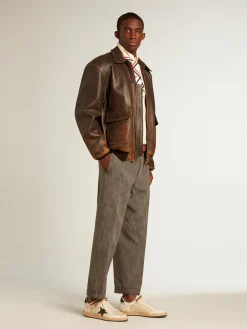 Store Golden Goose Ball Star de náilon e napa com estrela e talão de suede verde Cabedal de náilon e napa brancos
