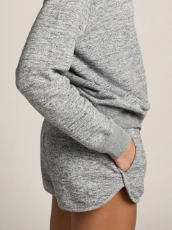 Shop Golden Goose Bermuda cinza mescla com estrela dourada Cor: cinza mescla