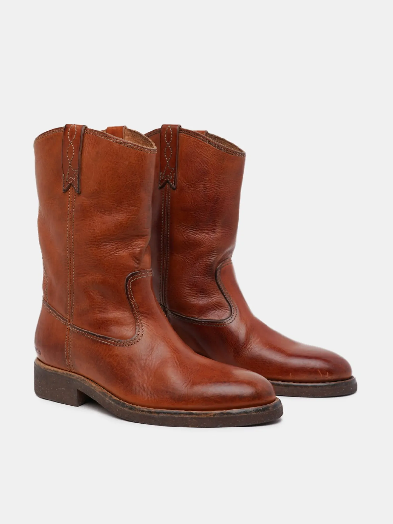 Best Golden Goose Biker boots in tan-colored leather Main material: 100% cowhide leather