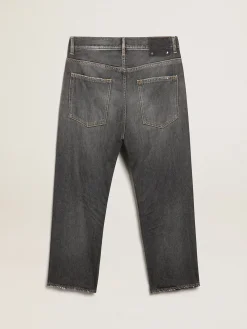 Best Sale Golden Goose mid-wash slim-fit jeans black