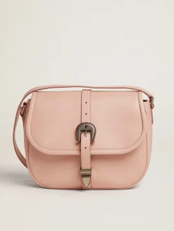 Online Golden Goose Bolsa Rodeo média de couro na cor rosa quartzo Cor: rosa quartzo
