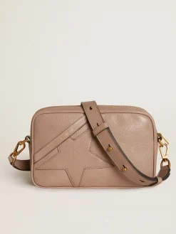 Sale Golden Goose Bolsa Star Bag Feminina de couro cinza Material principal: 100% couro ovino