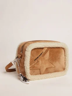 Sale Golden Goose Bolsa Star feminina de camurça Material principal: 100% couro bovino