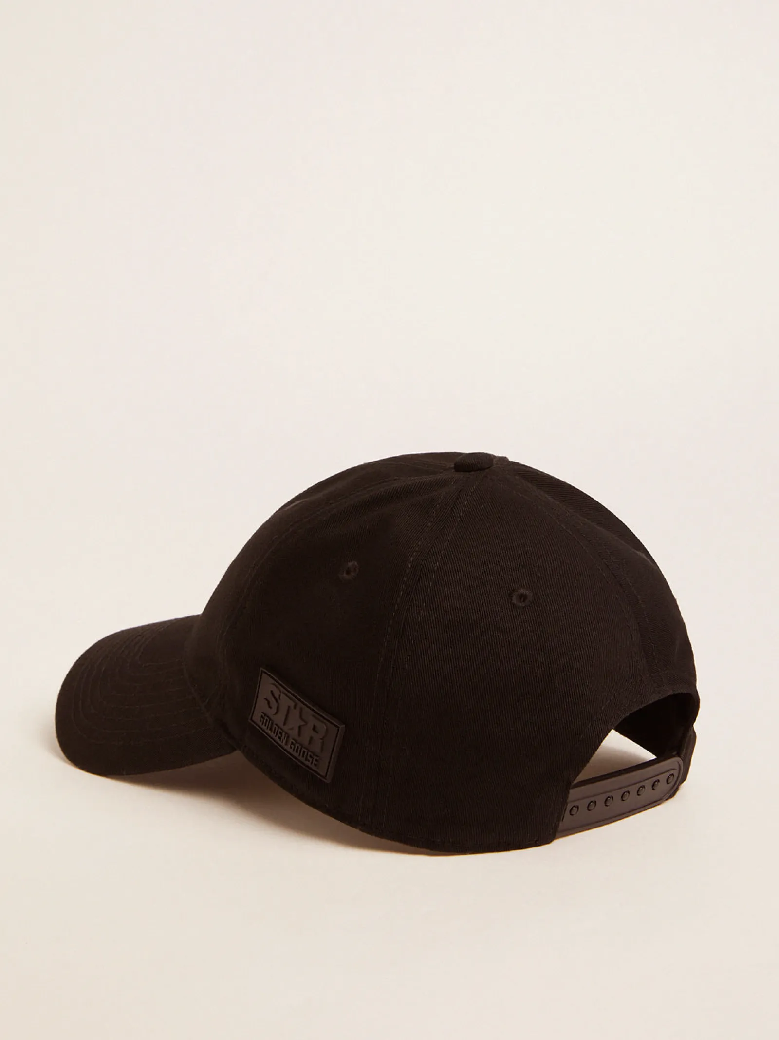 Online Golden Goose Boné preto com logo lateral Cor: preto