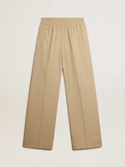 Store Golden Goose Calça de jogging feminina cor de areia Cor: areia