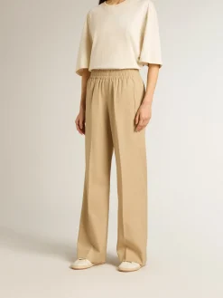 Store Golden Goose Calça de jogging feminina cor de areia Cor: areia
