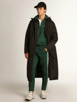 Shop Golden Goose Calça de jogging masculina verde-brilhante Star Collection