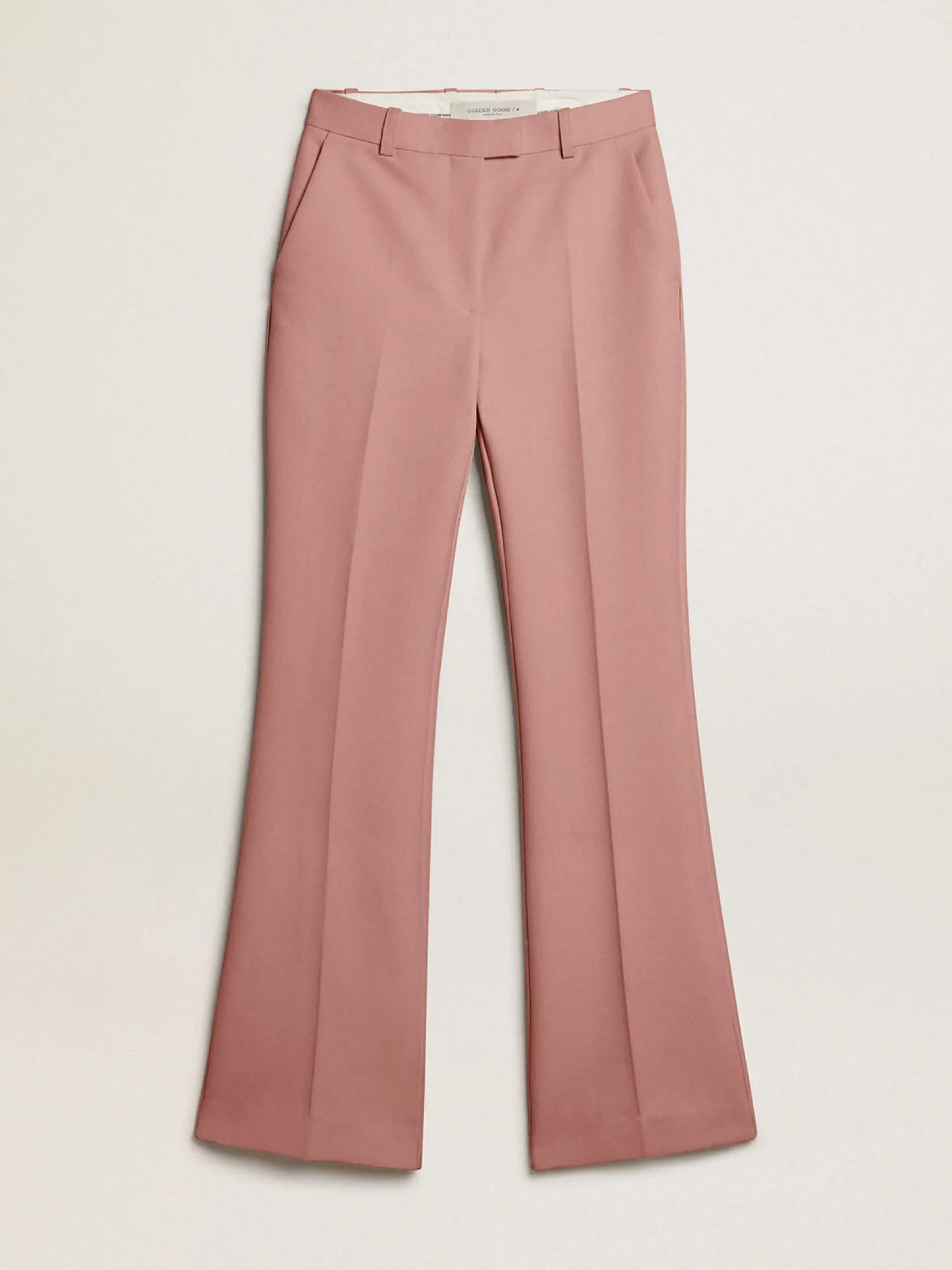 New Golden Goose Calça de tecido rosa de alfaiataria Coleção Journey