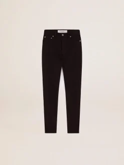 Discount Golden Goose Calça jeans feminina skinny preta Cor: preto