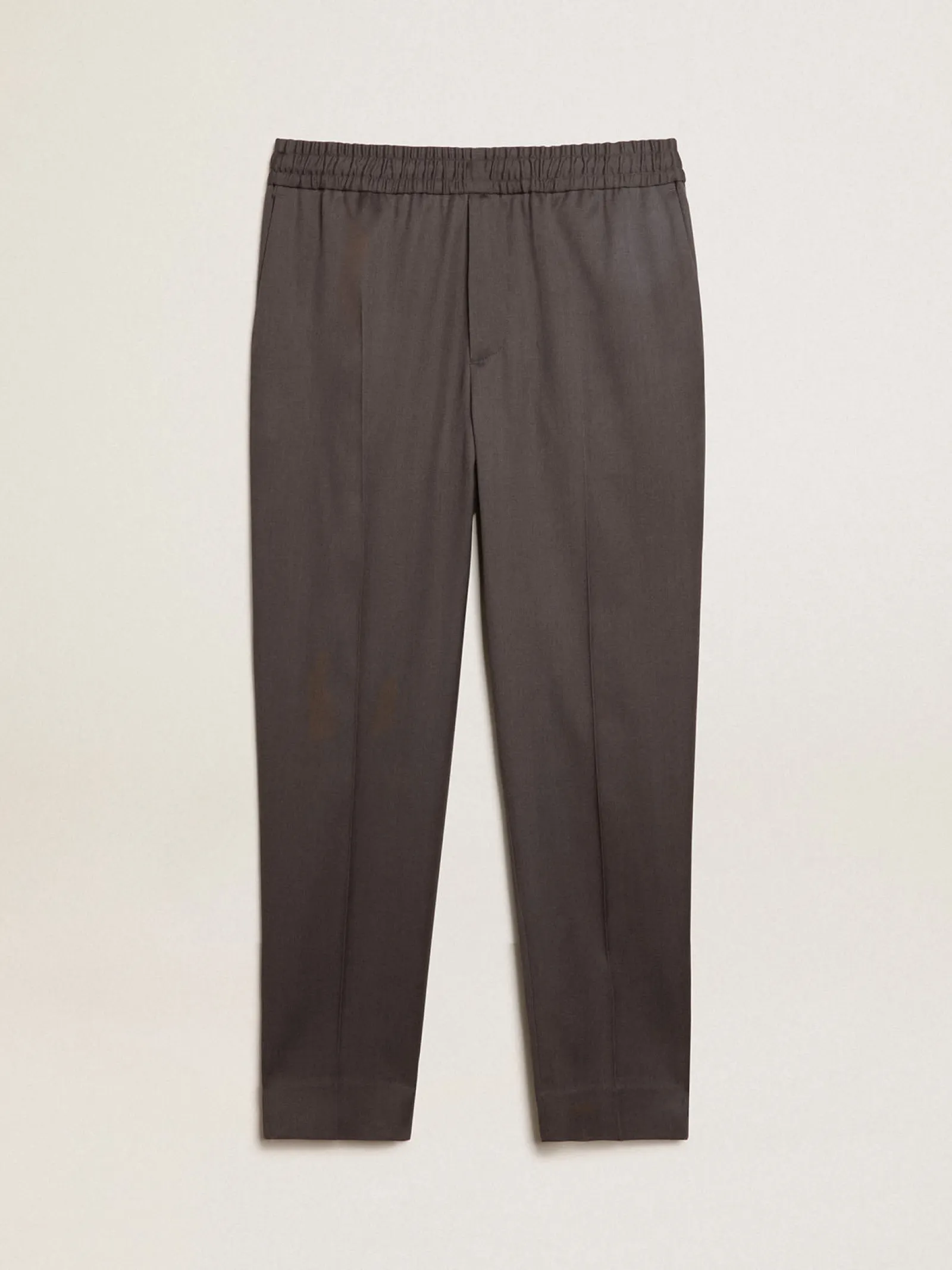 New Golden Goose Calça jogger de lã cinza ferro Cor: cinza ferro