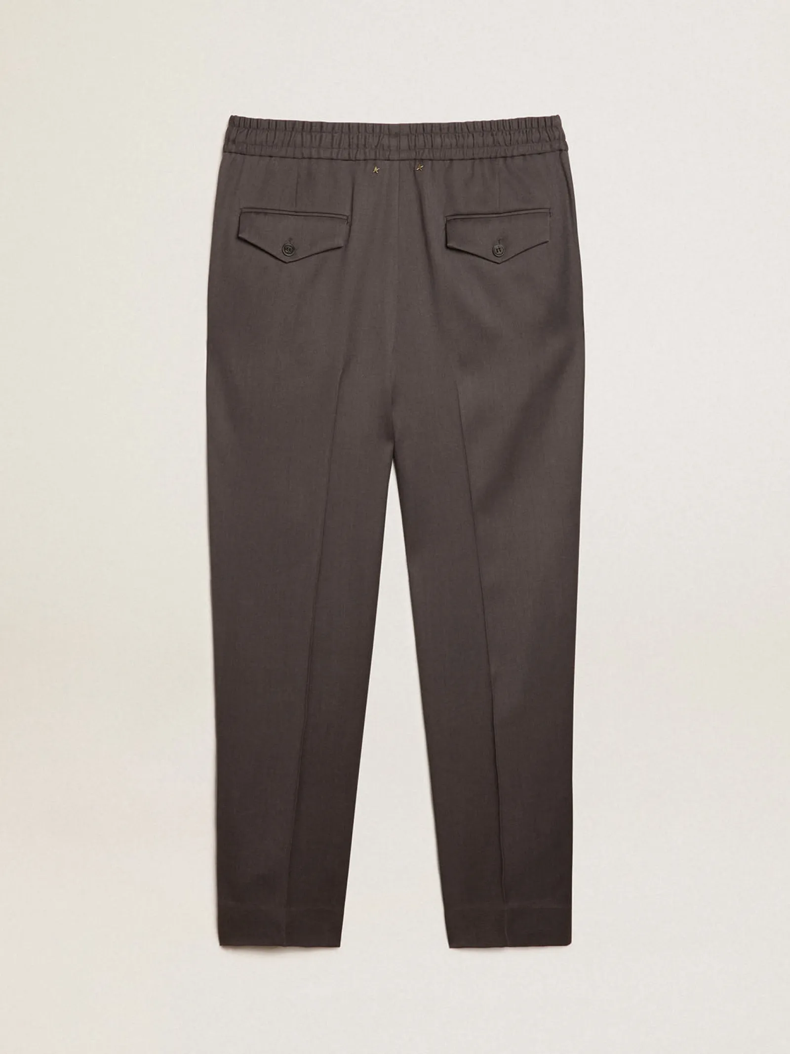 New Golden Goose Calça jogger de lã cinza ferro Cor: cinza ferro