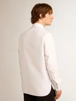 Best Golden Goose Camisa branca de algodão Golden Collection