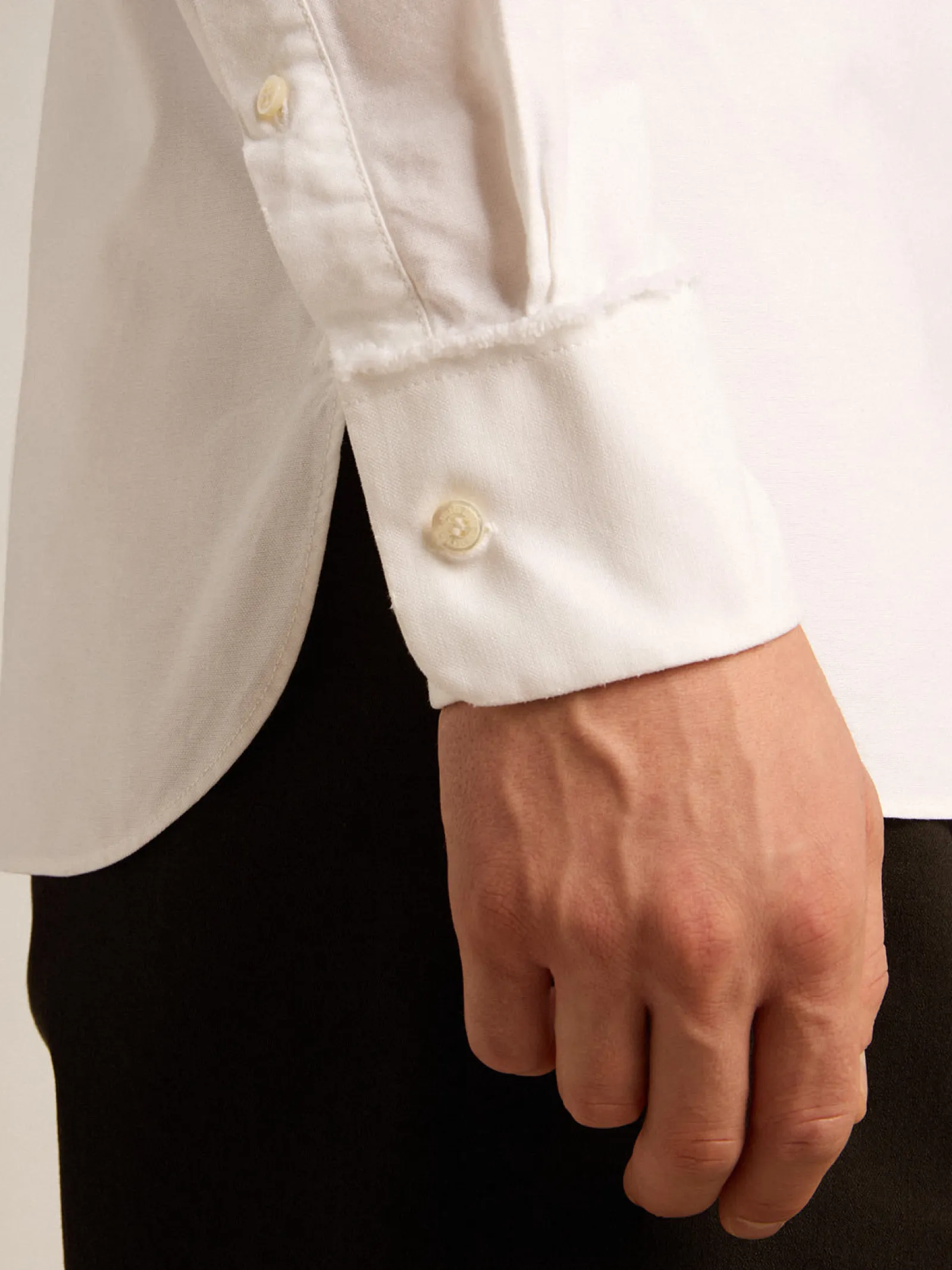 Best Golden Goose Camisa branca de algodão Golden Collection