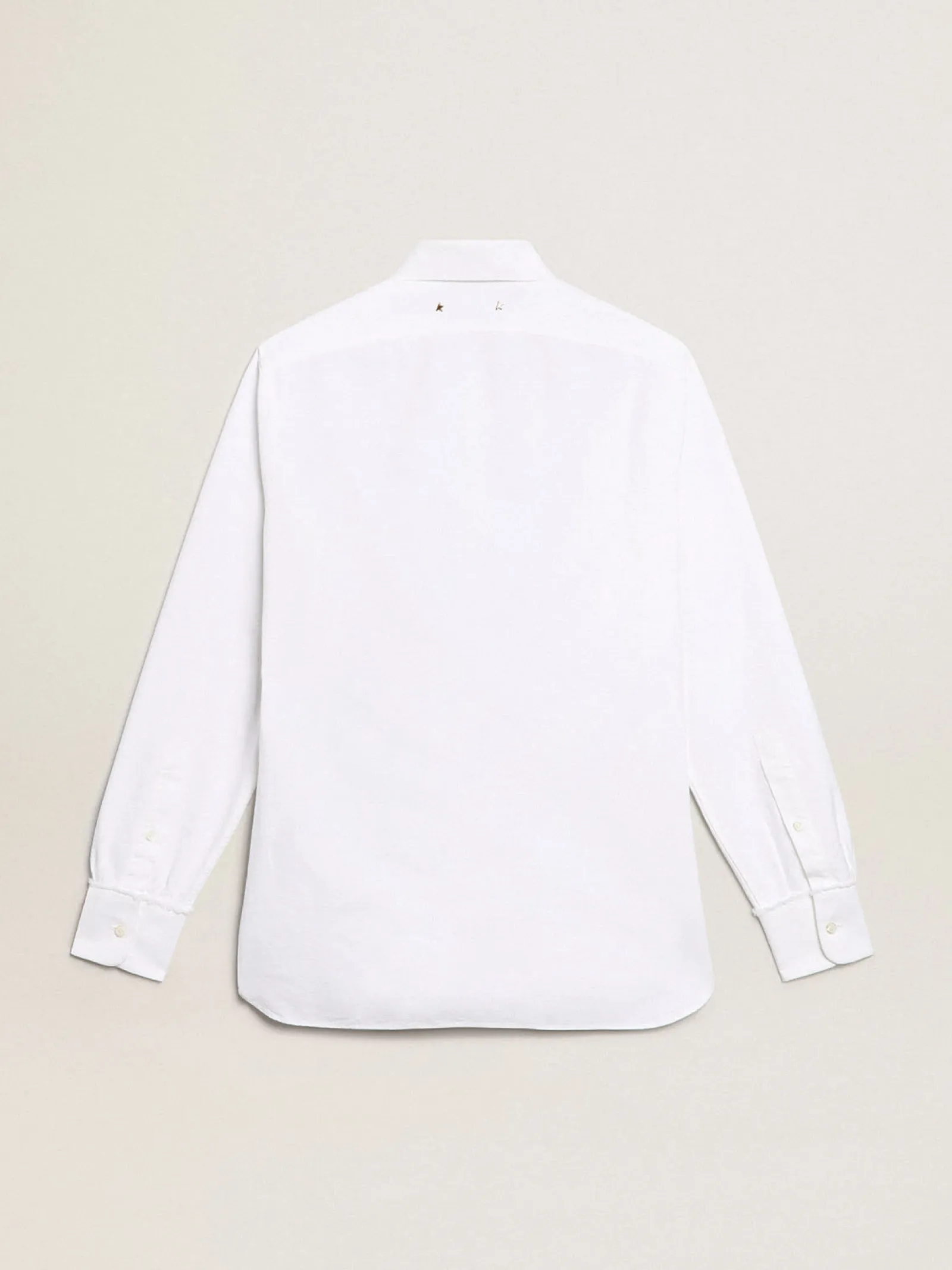 Best Golden Goose Camisa branca de algodão Golden Collection