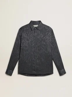 New Golden Goose Camisa de jacquard com estampa toile de jouy all over Coleção Journey