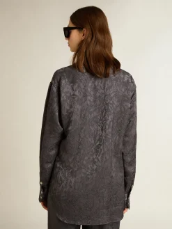 New Golden Goose Camisa de jacquard com estampa toile de jouy all over Coleção Journey