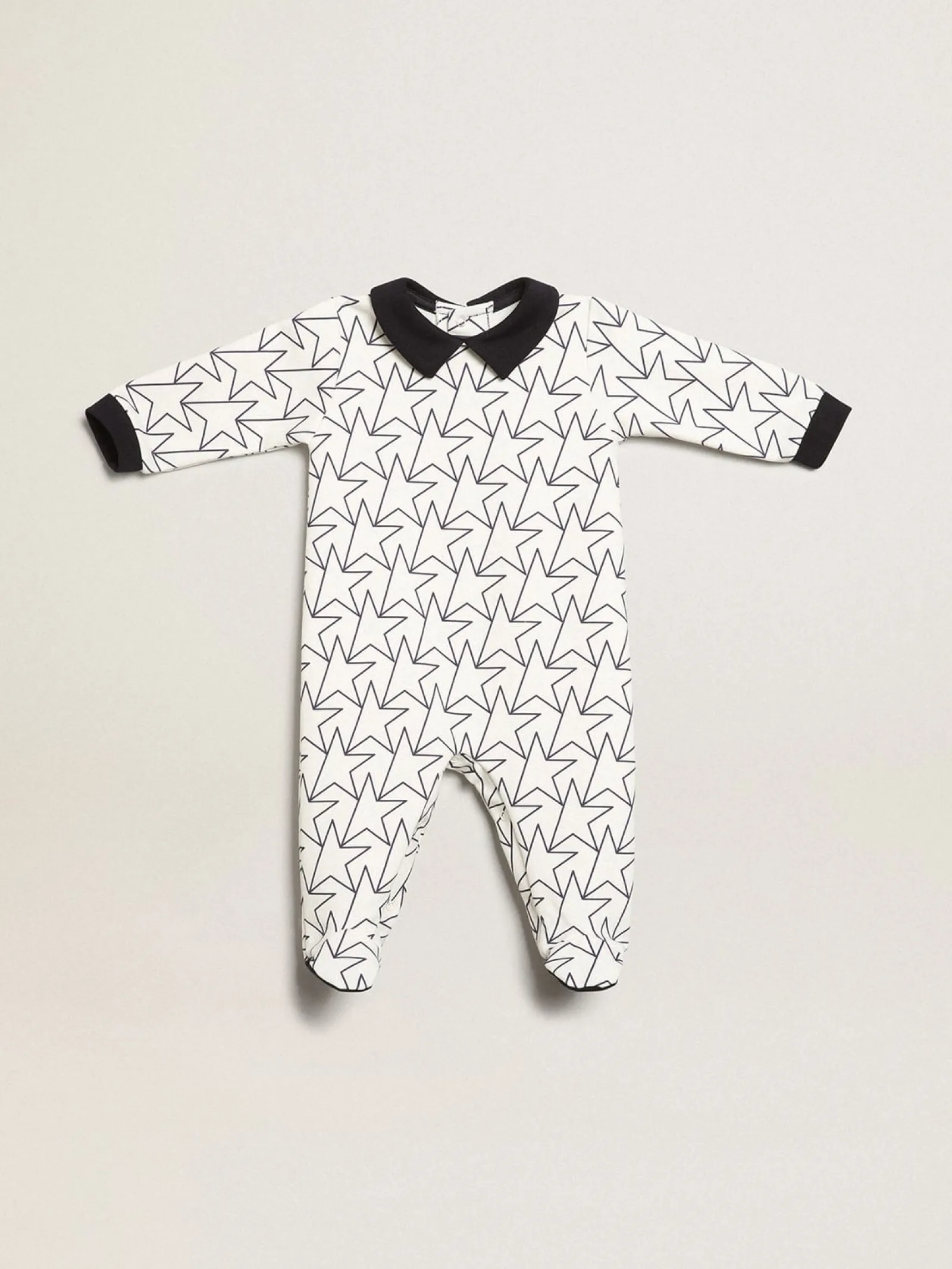 Sale Golden Goose Conjunto de presente de bebê branco com acabamento e estrela azul-marinho Cor: branco