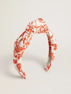 Cheap Golden Goose Faixa para cabelo vermelho coral Coleção Resort