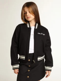 Cheap Golden Goose Jaqueta bomber infantil de lã azul-escura Golden Collection