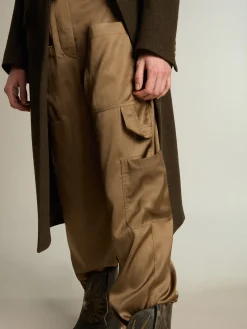 Clearance Golden Goose Macacão de viscose bege mocha Coleção Journey
