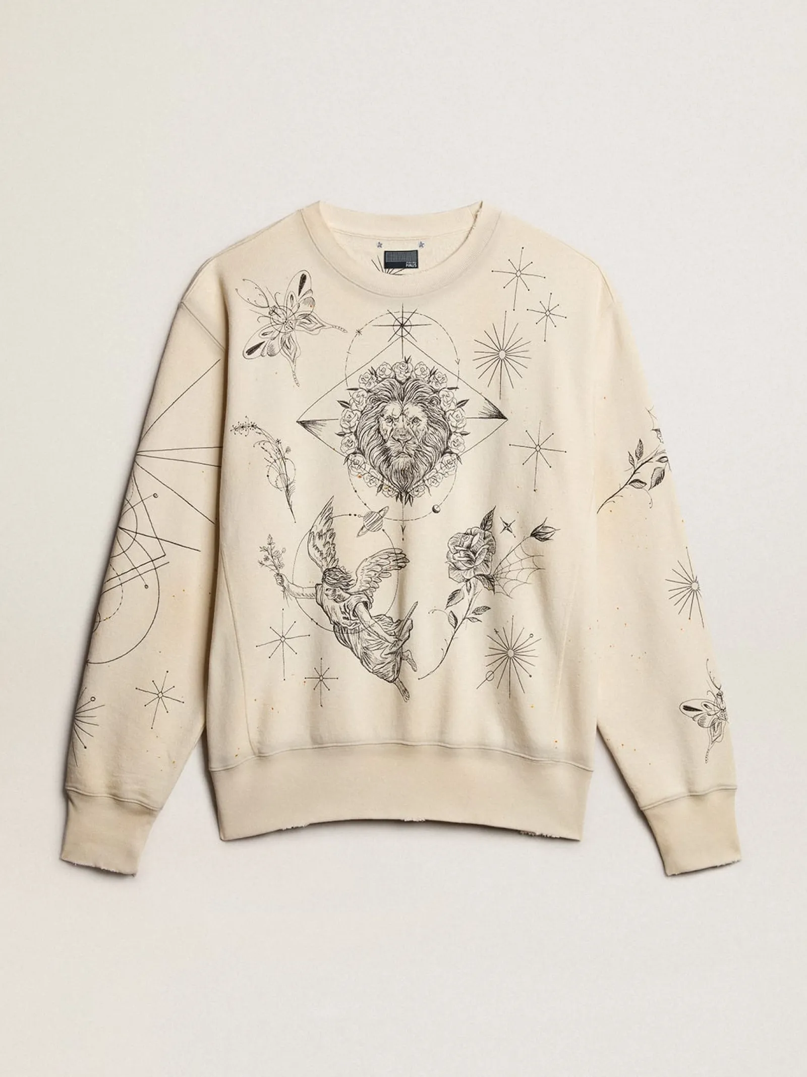 Sale Golden Goose Moletom branco usado Exclusivo HAUS of Dreamers