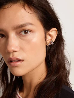 Sale Golden Goose Monobrinco pendente feminino na cor ouro velho com cristais Família: Star
