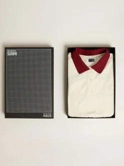 Best Golden Goose Polo Exclusiva HAUS of Dreamers branco usado Exclusividade HAUS of Dreamers