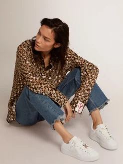 Outlet Golden Goose Purestar feminino branco Cabedal: 100% couro de bezerro
