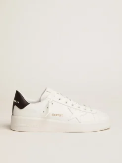 Online Golden Goose Purestar feminino com talão preto Cabedal: 100% couro de bezerro