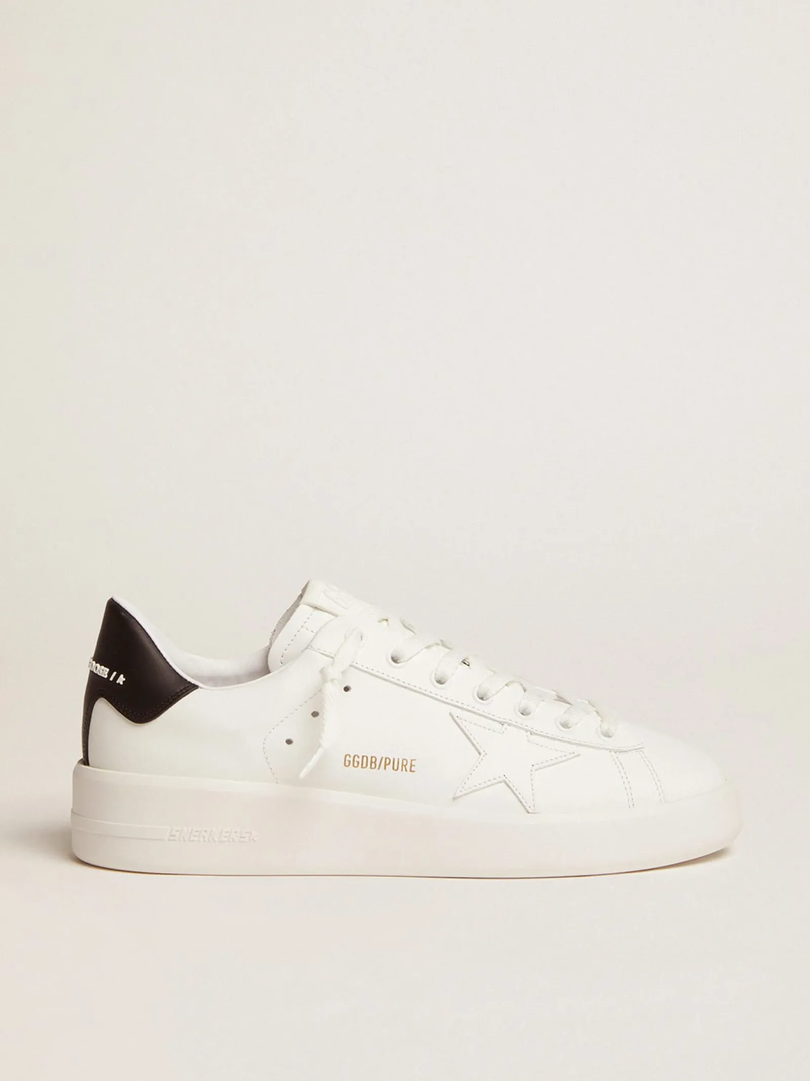 Online Golden Goose Purestar feminino com talão preto Cabedal: 100% couro de bezerro