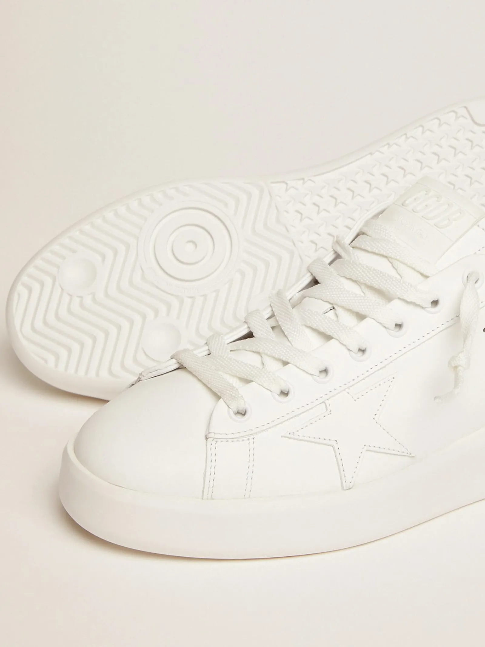 Online Golden Goose Purestar feminino com talão preto Cabedal: 100% couro de bezerro
