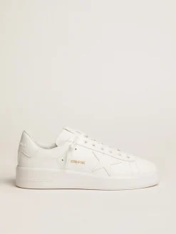 Shop Golden Goose Purestar masculino branco Cabedal: 100% couro de bezerro