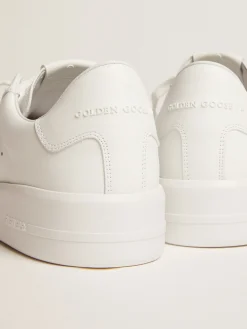 Shop Golden Goose Purestar masculino branco Cabedal: 100% couro de bezerro