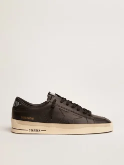 Best Sale Golden Goose Stardan masculino de total black Cabedal: 100% couro bovino