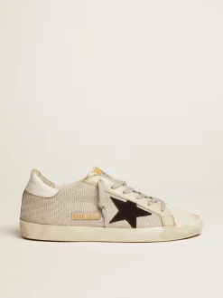 Fashion Golden Goose Super-Star feminino de couro Cabedal: 80% poliéster, 20% couro bovino