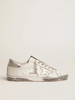 Best Sale Golden Goose Super-Star masculino com estrela e talão de glitter Cabedal de couro de bezerro