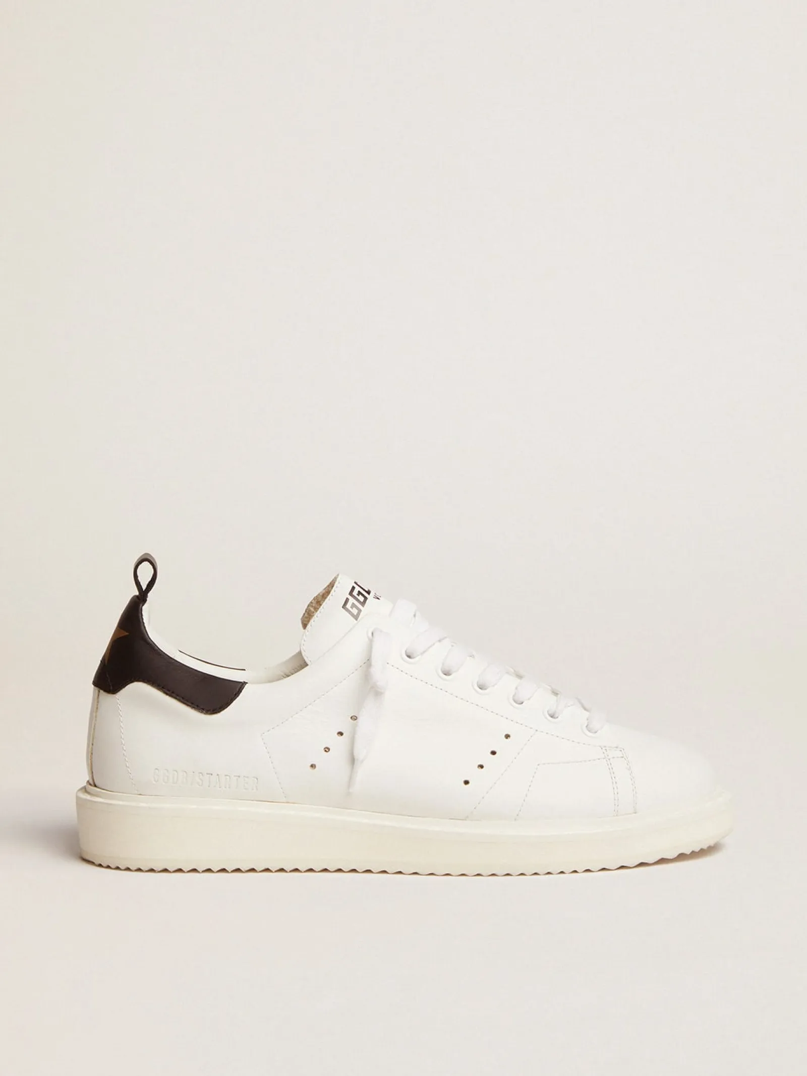 Best Sale Golden Goose Tênis Starter Cabedal de couro