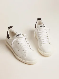 Best Sale Golden Goose Tênis Starter Cabedal de couro