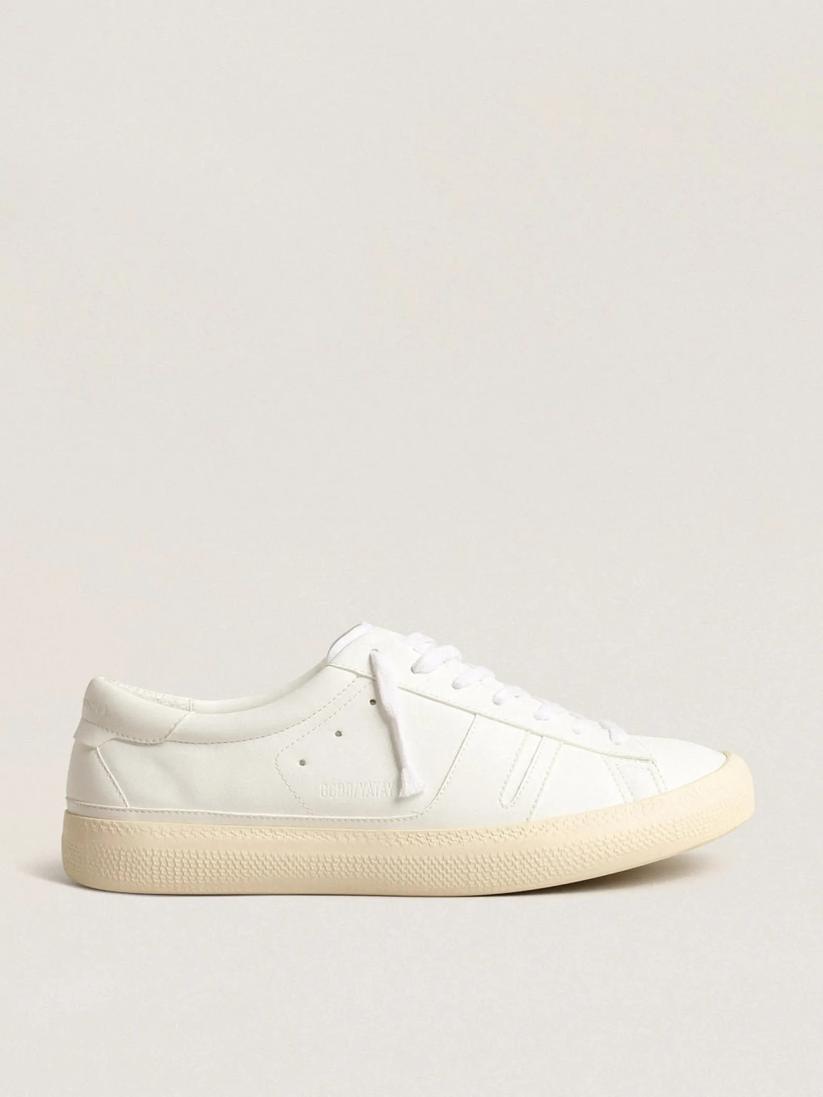 Discount Golden Goose Tênis Yatay Model 1B sustentável com cabedal branco realizado em material biobaseado e Y branco Cabedal branco realizado em Yatay B, material biobaseado derivado de fontes vegetais não alimentares