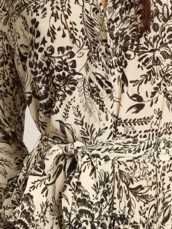 Cheap Golden Goose Vestido branco com estampa toile de jouy preta Cor: branco