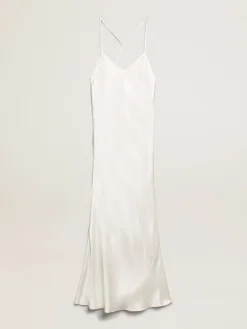 Discount Golden Goose Vestido slip dress cor de pergaminho Cor: pergaminho