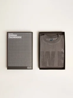 Hot Golden Goose Vestido T-shirt Exclusivo HAUS of Dreamers cor antracite Exclusividade HAUS of Dreamers