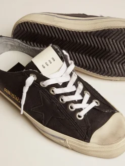 Online Golden Goose V-Star feminino com efeito vintage Material principal: 100% couro bovino